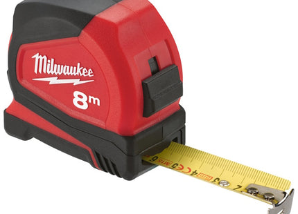 MILWAUKEE FLESSOMETRO SERIE PRO COMPACT MT 8 NASTRO DA MM25