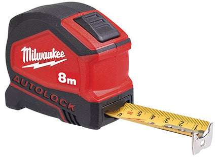 MILWAUKEE FLESSOMETRO SERIE AUTOLOCK MT 8 NASTRO DA MM25