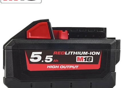 MILWAUKEE BATTERIA 18V 5,5AH ART. M18HB5,5 (V1/23)
