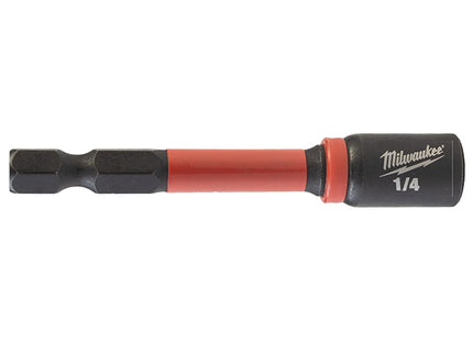 MILWAUKEE BUSSOLA MAGNETICA PORTAINSERTI BITS 1/4"M X 1/4F X 65 MM