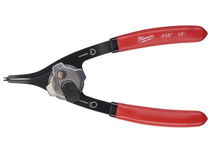 MILWAUKEE PINZA PER SEEGER INTERNI-ESTERNI BECCHI 18°