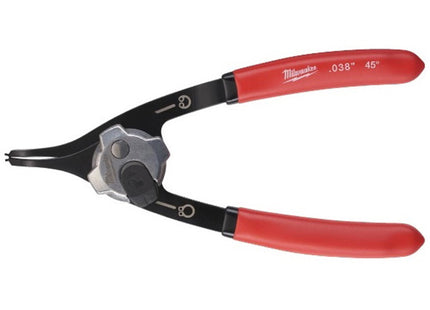 MILWAUKEE PINZA PER SEEGER INTERNI-ESTERNI BECCHI 45°