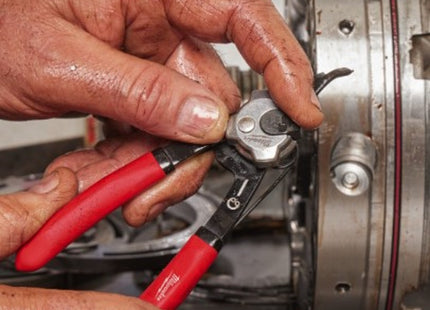 MILWAUKEE PINZA PER SEEGER INTERNI-ESTERNI BECCHI 45°