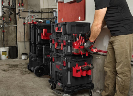 MILWAUKEE PACKOUT PORTABATTERIE M12 LATERALE