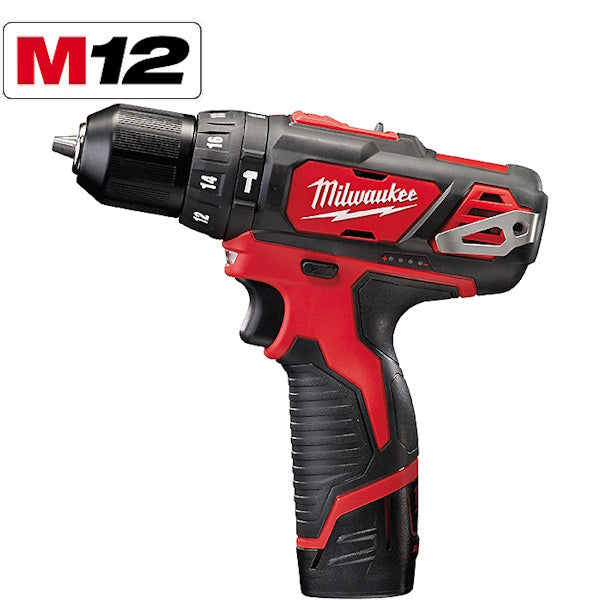 MILWAUKEE TRAPANO AVVITATORE PERCUSSIONE A BATTERIA M12 BPD-202C(V1/23)*