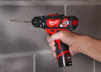 MILWAUKEE TRAPANO AVVITATORE PERCUSSIONE A BATTERIA M12 BPD-0*