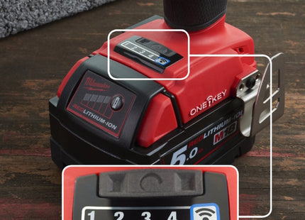 MILWAUKEE AVVITATORE IMPULSI 1/2"A BATTERIA M18 ONEFHIWF12-502X (V1/23)