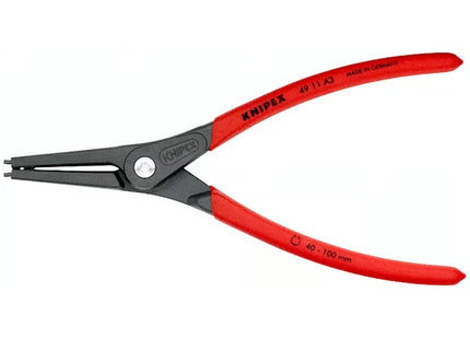 KNIPEX PINZA PER SEEGER ESTERNI BECCHI DIRITTI 4911A