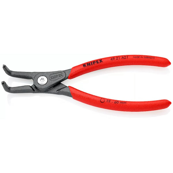 KNIPEX PINZA PER SEEGER ESTERNI BECCHI A 90° 4921A D.MM19- 60 MM165