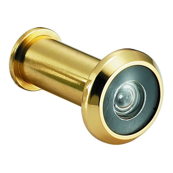 SPIONCINO PER PORTE TELESCOPICO DIAMETRO MM.16 REGOLABILE OTTONE LUCIDO