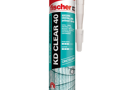 FISCHER ADESIVO SIGILLANTE KD CLEAR 40 CRISTALLINO ML290*