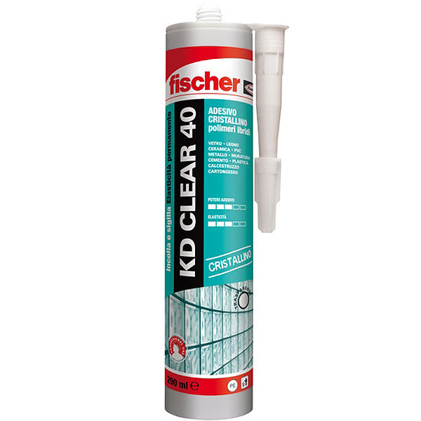 FISCHER ADESIVO SIGILLANTE KD CLEAR 40 CRISTALLINO ML290*