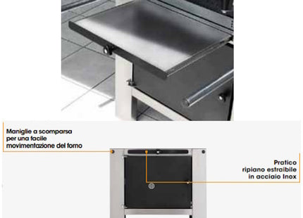 MCZ SUNDAY CARRELLO PER FORNO PREMIUM 80