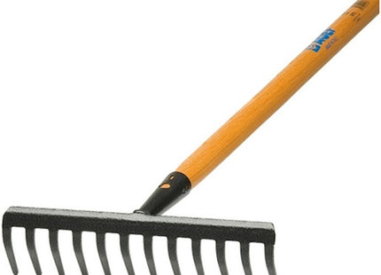 AGEF RASTRELLO 12 DENTI CURVI CON MANICO IN FRASSINO CM140 FSC 100%
