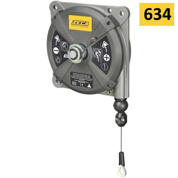 ZECA BILANCIATORE KG. 4,0- 6 CON FUNE INOX CORSA MM2500 CON ANTICADUTA