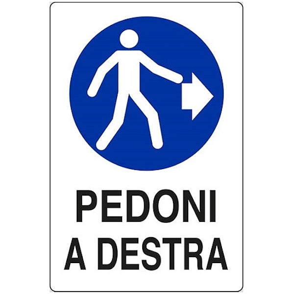 3G ITALIA CARTELLO CANTIERE IN POLIONDA PEDONI A DX MM400X600 F.17