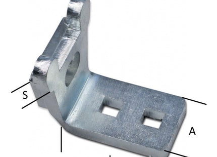 MINUTEX PORTALUCCHETTO CORAZZATO PANZER ACCIAIO ZINCATO BIANCO