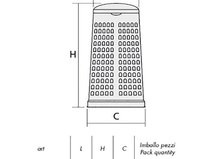 MOBIL PLASTIC TRESPOLO PORTASACCO COPERCHIO DA LT110