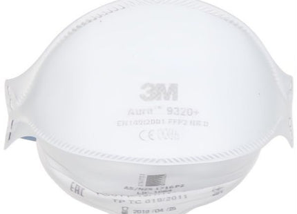 3M RESPIRATORE MONOUSO AURA 9320+ CLASSE FFP2 SENZA VALVOLA CONF. PZ20