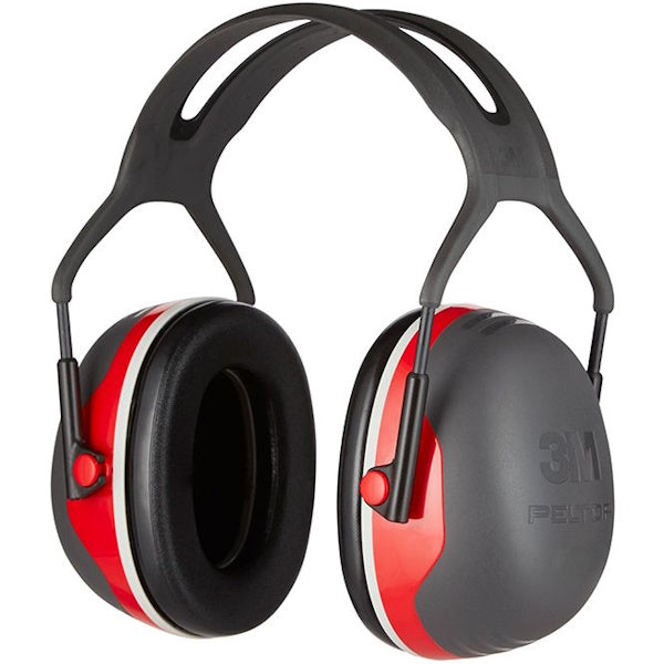 3M CUFFIE AURICOLARI SERIE X3A PELTOR 33 DB COLORE NERO/ROSSO