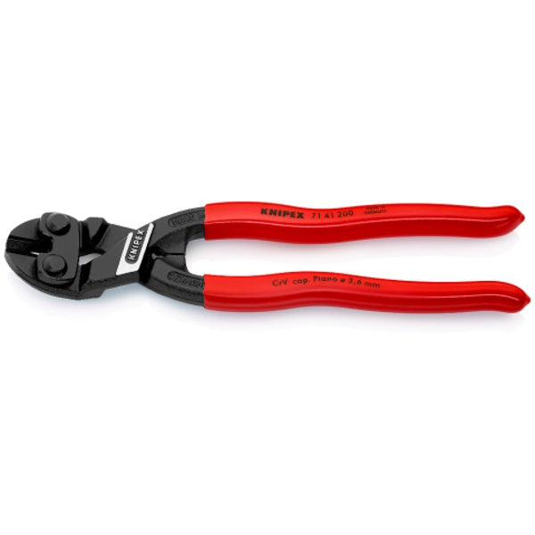 KNIPEX TRONCHESE A DOPPIA LEVA COBOLT CON TESTA PIEGATA MM200