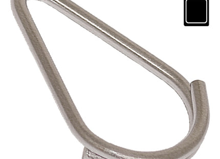 SODIFER ANELLI A PERA PER TENDE IN FERRO NICHELATO BLISTER DA PZ12