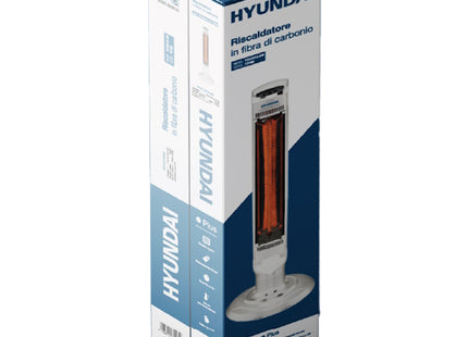 HYUNDAI STUFA IN FIBRA DI CARBONIO MODELLO A TORRE 1000W*