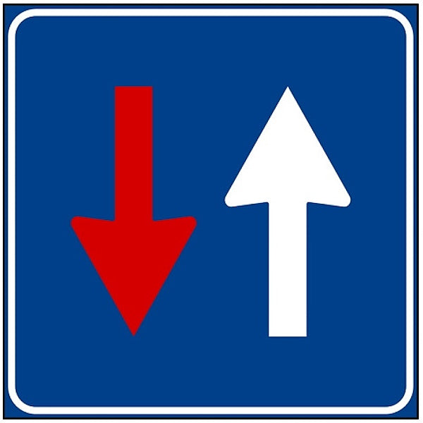 3G ITALIA CARTELLO DIRITTO DI PRECEDENZA CM60X60 F.45 IN METALLO