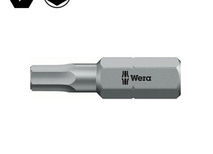 WERA INSERTO BIT 840/1 Z MASCHIO ESAGONALE ATTACCO 1/4"