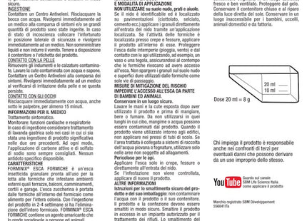 PROTECT HOME FORMINIX ESCA GRANULARE PER FORMICHE GR500