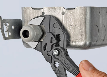 KNIPEX PINZA CHIAVE PER SERRARE BRUNITA CON MANICI RIVESTITI