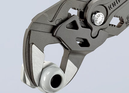KNIPEX PINZA CHIAVE PER SERRARE BRUNITA CON MANICI RIVESTITI