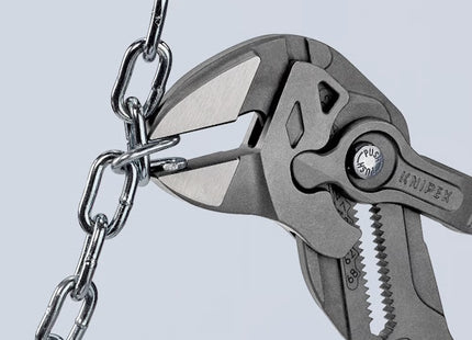 KNIPEX PINZA CHIAVE PER SERRARE BRUNITA CON MANICI RIVESTITI
