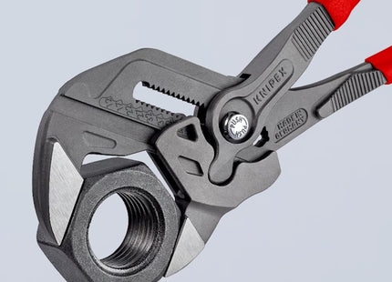 KNIPEX PINZA CHIAVE PER SERRARE BRUNITA CON MANICI RIVESTITI