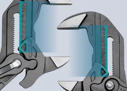 KNIPEX PINZA CHIAVE PER SERRARE BRUNITA CON MANICI RIVESTITI