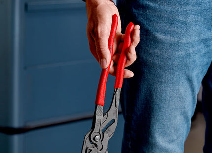 KNIPEX PINZA CHIAVE PER SERRARE BRUNITA CON MANICI RIVESTITI