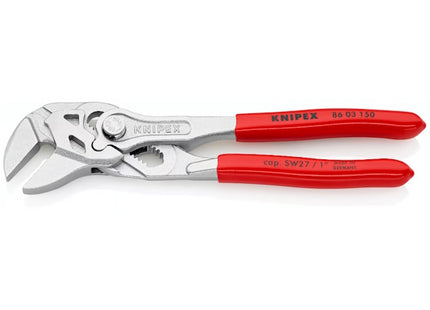 KNIPEX PINZA CHIAVE PER SERRARE CROMATA CON MANICI RIVESTITI