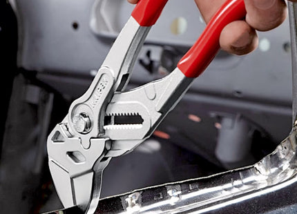 KNIPEX PINZA CHIAVE PER SERRARE CROMATA CON MANICI RIVESTITI
