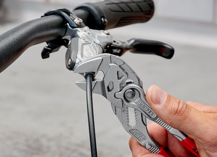 KNIPEX PINZA CHIAVE PER SERRARE CROMATA CON MANICI RIVESTITI