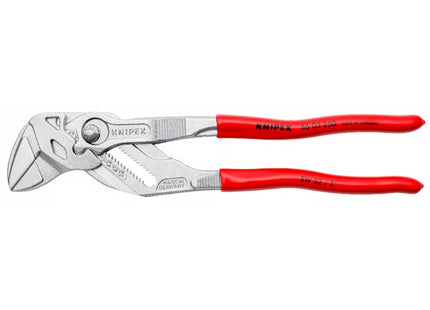 KNIPEX PINZA CHIAVE PER SERRARE CROMATA CON MANICI RIVESTITI