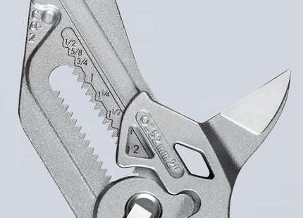 KNIPEX PINZA CHIAVE PER SERRARE CROMATA CON MANICI RIVESTITI