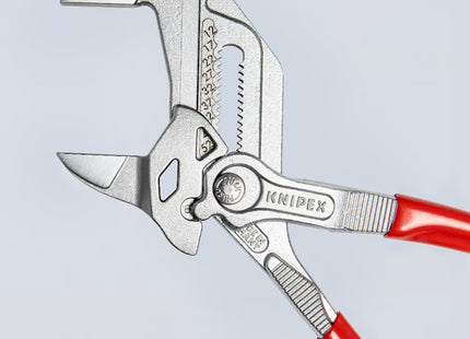 KNIPEX PINZA CHIAVE PER SERRARE CROMATA CON MANICI RIVESTITI