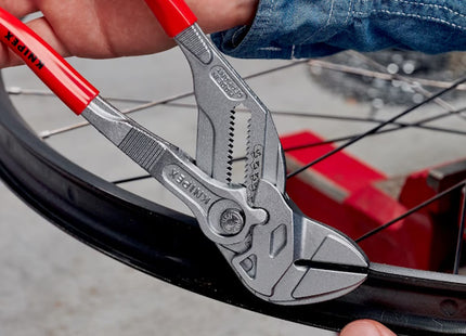 KNIPEX PINZA CHIAVE PER SERRARE CROMATA CON MANICI RIVESTITI