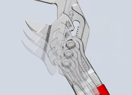 KNIPEX PINZA CHIAVE PER SERRARE CROMATA CON MANICI RIVESTITI