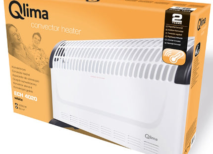 QLIMA TERMOCONVETTORE PORTATILE DA TERRA ECH 4020 BIANCO*