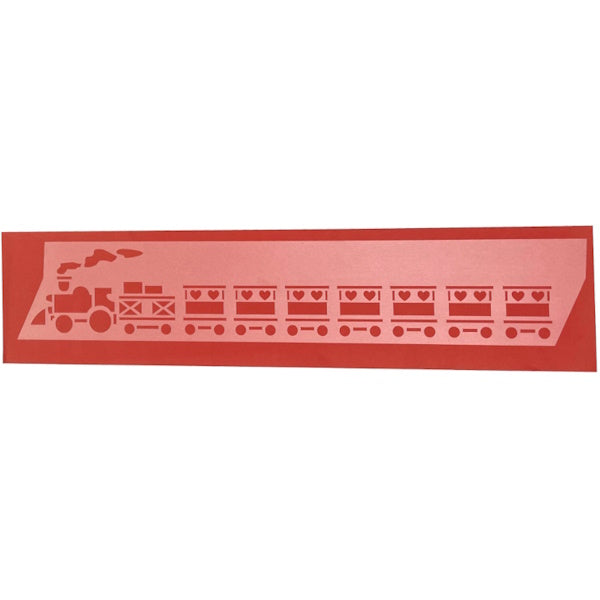 THE MASKS STENCIL LOVE TRAIN MM110X620