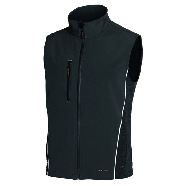 ISSA GILET CUNNY EXTREME IN SOFTSHELL COLORE GRIGIO TG.M