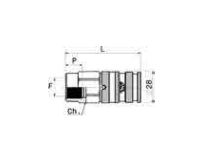 ANI ART. 90/R-2 RUBINETTO RAPIDO GIGANTE FILETTATO FEMMINA