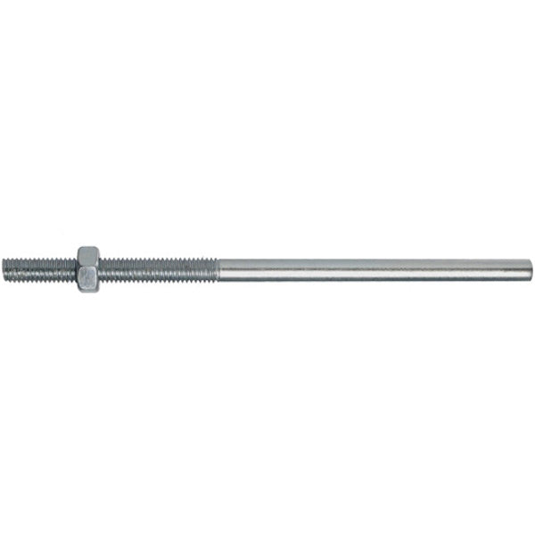 TECFI BARRA FILETTATA CON DADO ZINCATA BIANCA ART. AC01 M6X250/50