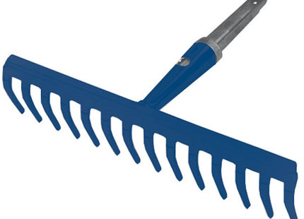 AGEF RASTRELLO A 14 DENTI IN ACCIAIO BLU PER MANICO POLICLICK*